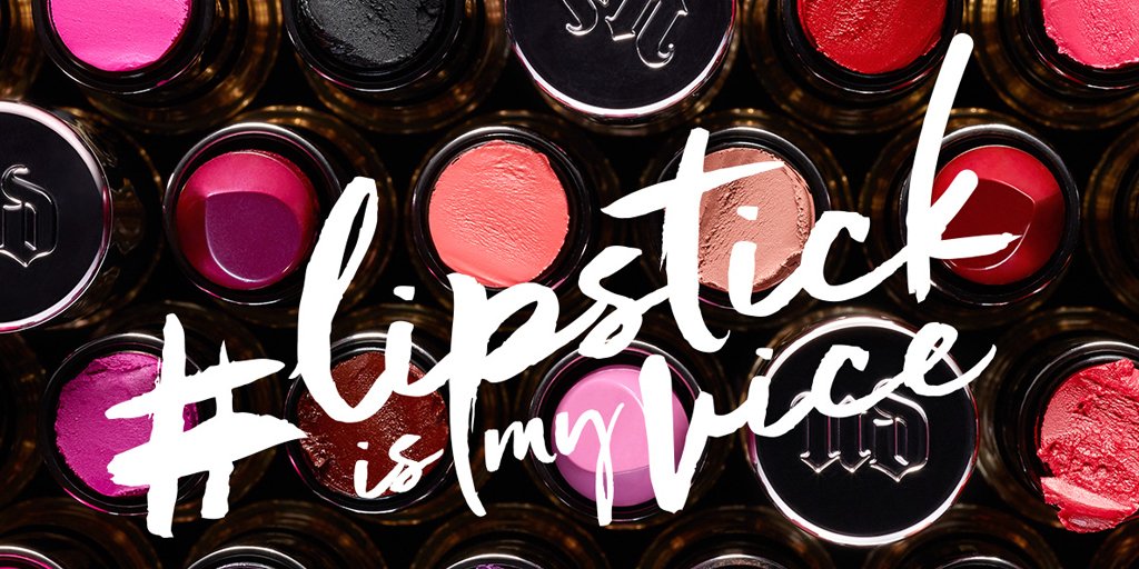 We’ve got an @urbandecaycosmetics Vice Lipstick hamper up for grabs! #RT for the chance to #WIN! #lipstickismyvice