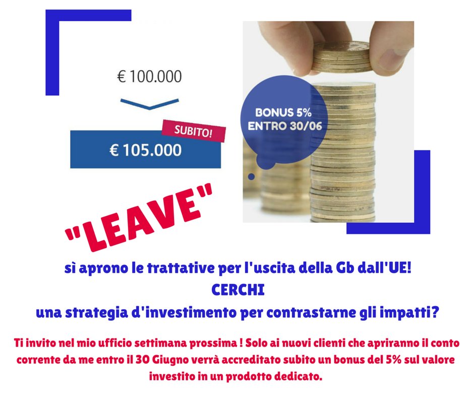 Simona_Amore's tweet photo. Appuntamento con me entro 30.06. TROVA 30 MINUTI DEL TUO TEMPO PER INCONTRARCI.
#finanza #brexit https://t.co/TNBJl1aKt6