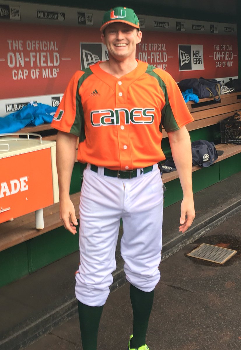 miami hurricanes baseball jersey adidas
