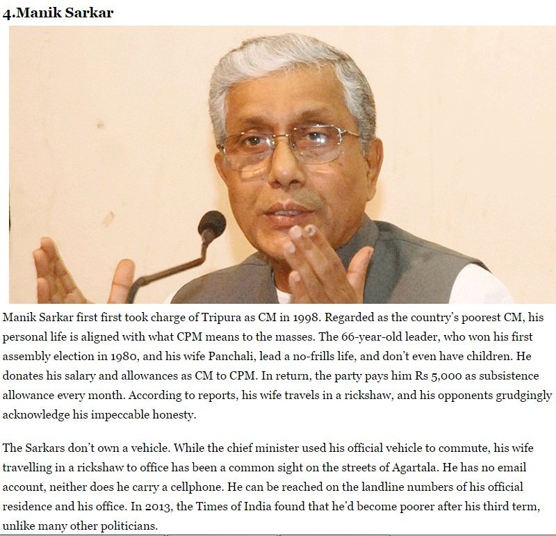 5 honest men who will prove honest politicians are not extinct <a href="/narendramodi/">Narendra Modi</a> <a href="/Indialivetoday2/">Indialivetoday</a> <a href="/BJP4India/">BJP</a> <a href="/RSS_Org/">RSS</a>