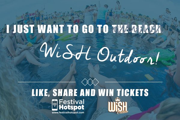 Als VIP naar <a href="/wishoutdoor/">WiSH Outdoor</a>? Volg <a href="/festivalhotspot/">Festival Hotspot</a>, RT en maak kans op 2 VIP weekend tickets! #winnen #festivalhotspot