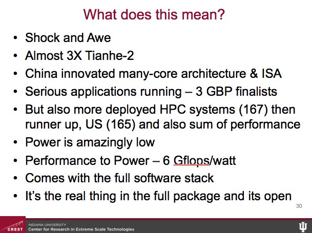 HPC_Guru's tweet photo. Thomas Sterling’s #ISC16 (@ISChpc) Impressive Closing Keynote 

https://t.co/Q7DsmIS8tB 

#HPC via @HPCwire https://t.co/0EIvHkc8Kd