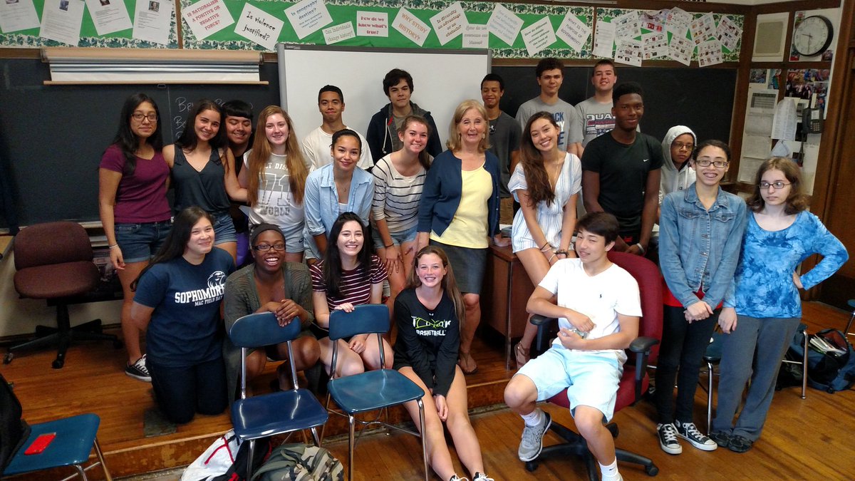 MsSarahStern's tweet photo. We'll miss you @BKirsch ! #dfhs2016 https://t.co/Z9XL5meBVU