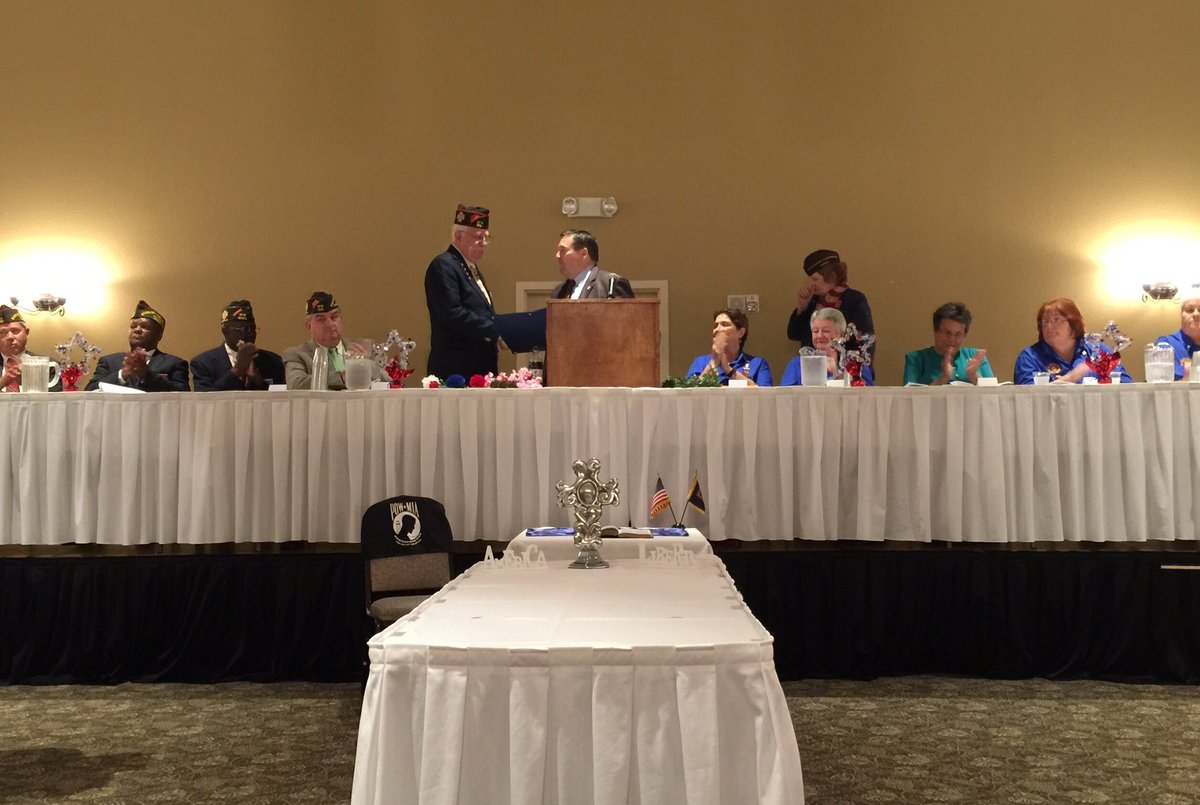 Honored to be with the VFW this morning for the annual conference. Thanks to those who have served in our military.
