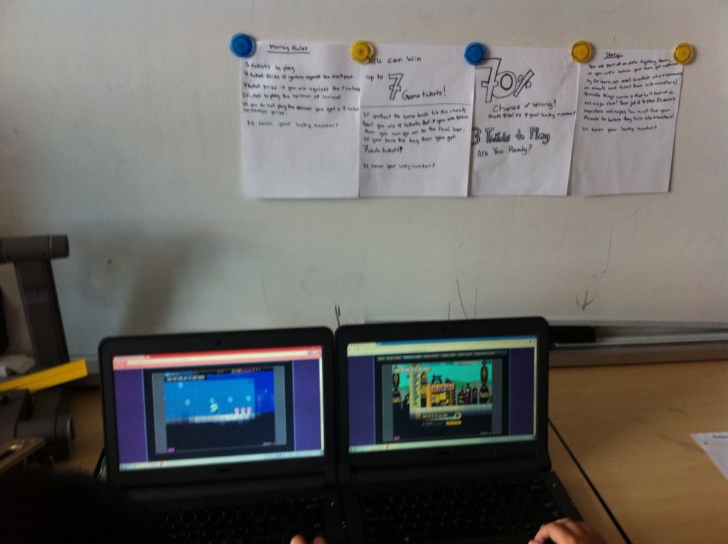Lisa_Donohue's tweet image. Putting the final touches on our games for the #probabilityfair this afternoon.