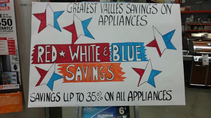 ashby3817's tweet photo. @TaraTuckerTHD Red,White,&amp; Blue Event @3628 Hickory! https://t.co/5NvR69h44Y