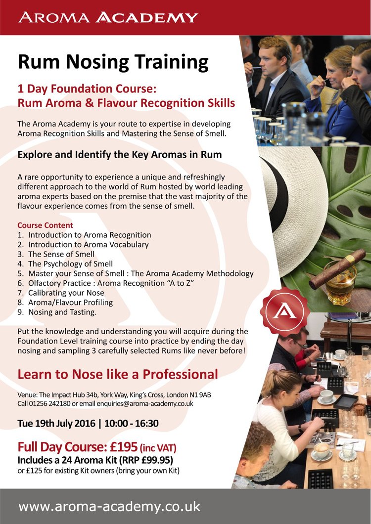 aroma_academy's tweet photo. A few spaces remaining on Aroma Training Courses #RumTraining #WhiskyTraining #GinTraining
https://t.co/spT8s9UWLv https://t.co/f4W0fmSJUG