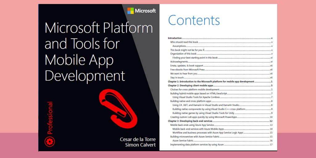 msdevUK's tweet image. [Free eBook] Get a high-level overview of our #E2E platform for building mobile apps: msft.it/6013BQYqB #MADP