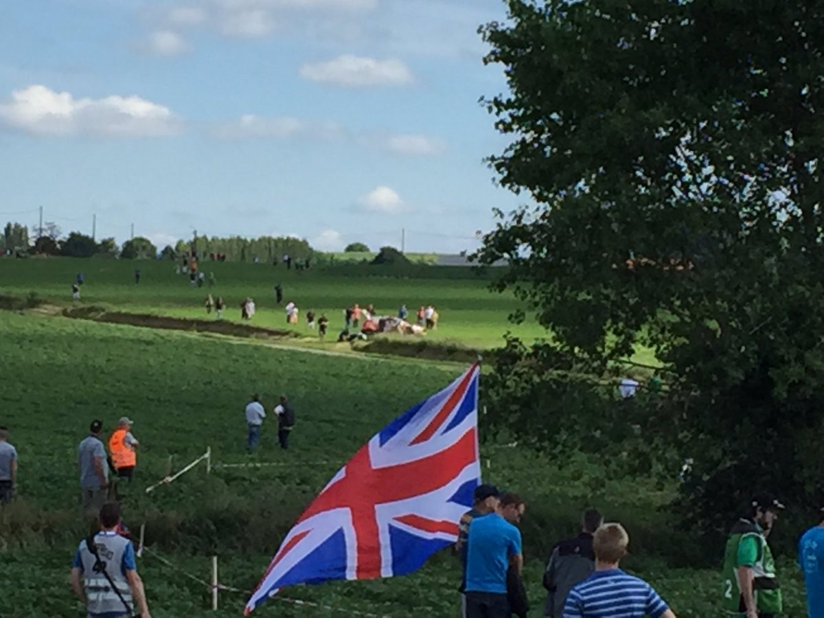 Crash Lukuyanuk KP Dikkebus, staat in veld #YpresRally