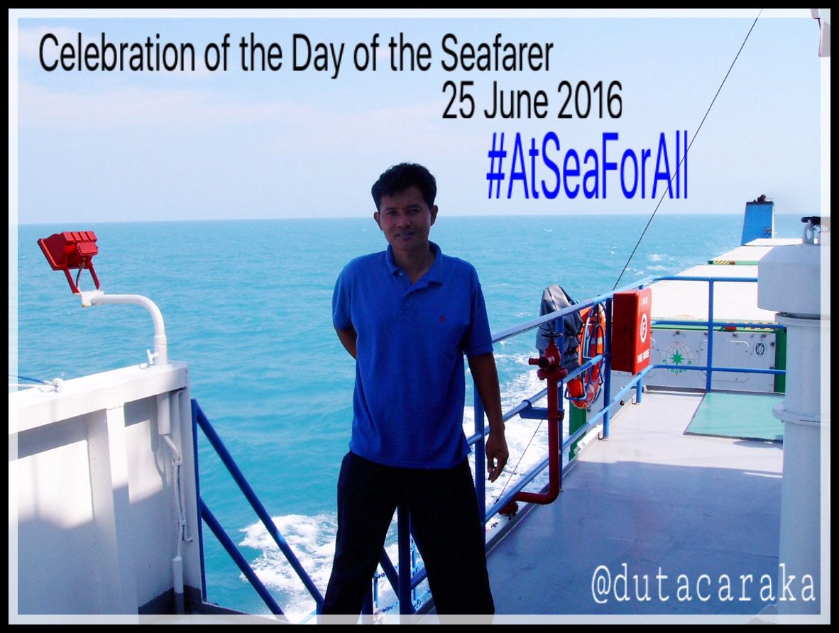 dutacaraka's tweet photo. Day of the Seafarer..... #AtSeaForAll #Indonesia #IMO 

@IMOHQ @BKI_1964 @JurnalMaritim https://t.co/F7FTuy1Jyw