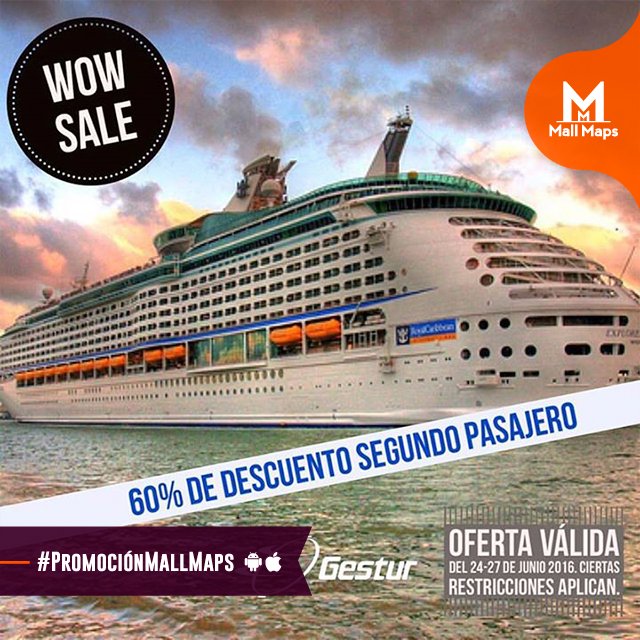 MallMapsRD's tweet photo. Vámonos de Crucero en Este verano con @Gestur_RD #PromocionMallMaps https://t.co/YvaY7w1Z9O