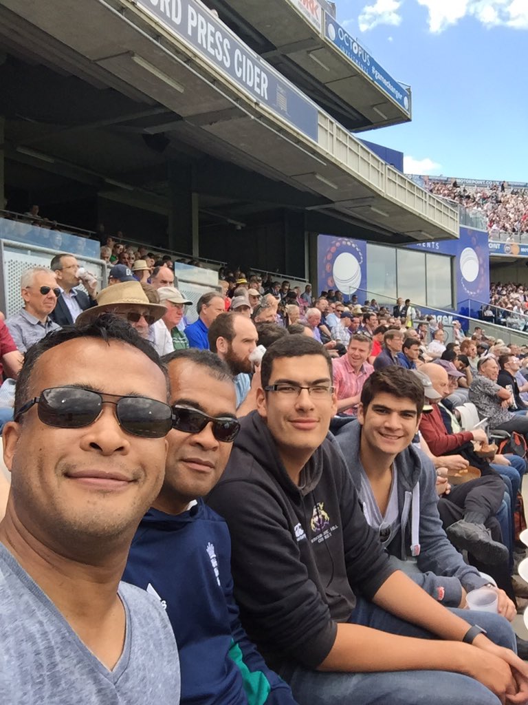 tonysobers's tweet photo. #engvsl south lower row d seat 249 tony sobers https://t.co/hJaID8DqS6