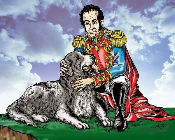 ProAleaVe's tweet photo. #ProDato Nevado, el valiente canino y amigo del Libertador Simón Bolívar, murió en la Batalla de Carabobo de 1821. https://t.co/CaZYKyncBA