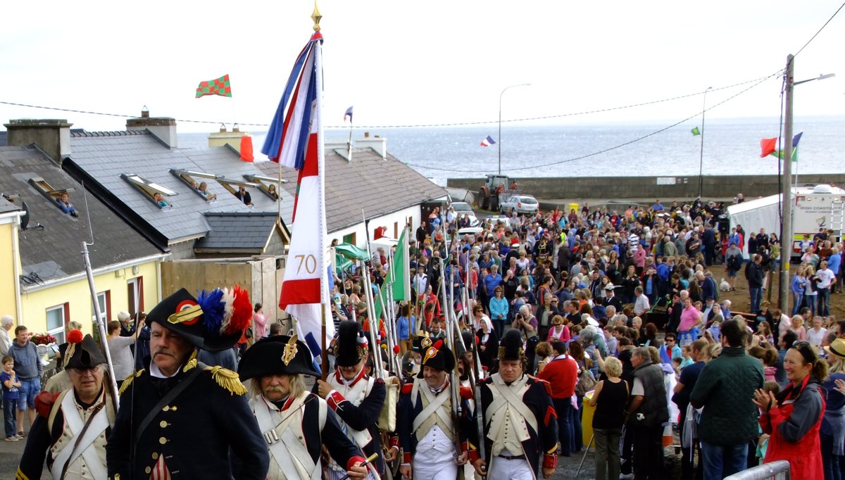 MayoManchester's tweet photo. The #French are coming to #Mayo by #InHumbertsFootsteps Sat 30 &amp; Sun 31 July #Mayo see https://t.co/HlcHaNNrbs https://t.co/0SsW02fuCC