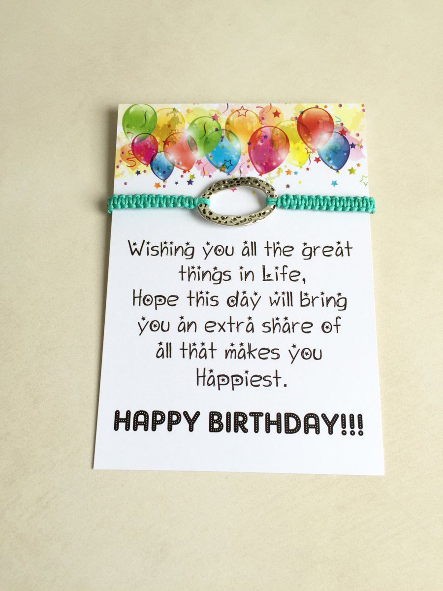 WORDSwithCHARM's tweet photo. Birthday Gift Card - Charm Bracelet - Macrame Bracelet - Happy Bir… https://t.co/yBTPudAfyz #Epiconetsy #CircleCharm https://t.co/CcVYujGJHF