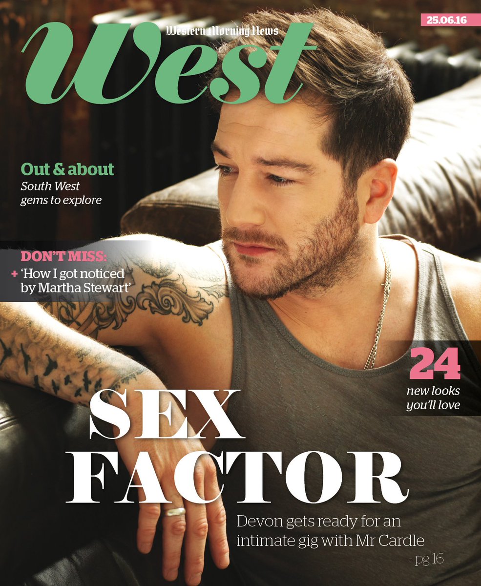 WMNWest's tweet photo. Loving having hunky @mattcardle on our June 25 cover. We talk to Matt in Saturday's @WMNNews You're welcome ladies! https://t.co/HfMWFtLWau