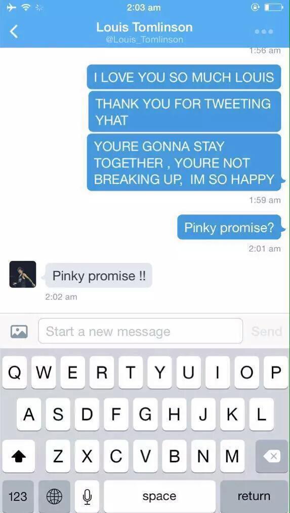 Your_DoctorWho's tweet photo. #1DStayWithUs

Ф: Вы останетесь вместе. Группа не распадется. Мизинчик обещания?
Л: Мизинчик обещания 

И я верю Луи https://t.co/hA73xLihYA