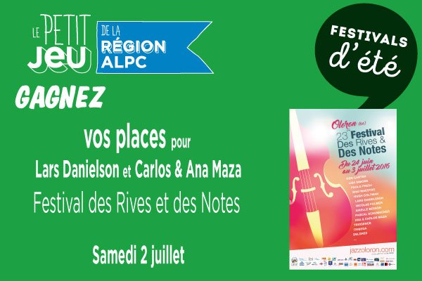 NvelleAquitaine's tweet photo. #festivalsalpc Gagnez vos places le Festival des Rives et des Notes à Oloron ( 64) https://t.co/dclMn47XlZ https://t.co/rFS7j8tymK