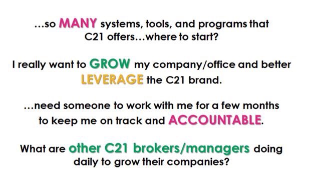 C21University's tweet photo. C21 Brokers, Owners, &amp; Managers! Any of these thoughts crossed your mind? If so, click here! https://t.co/sf3FL7L2We https://t.co/lP4lQ8PFFm