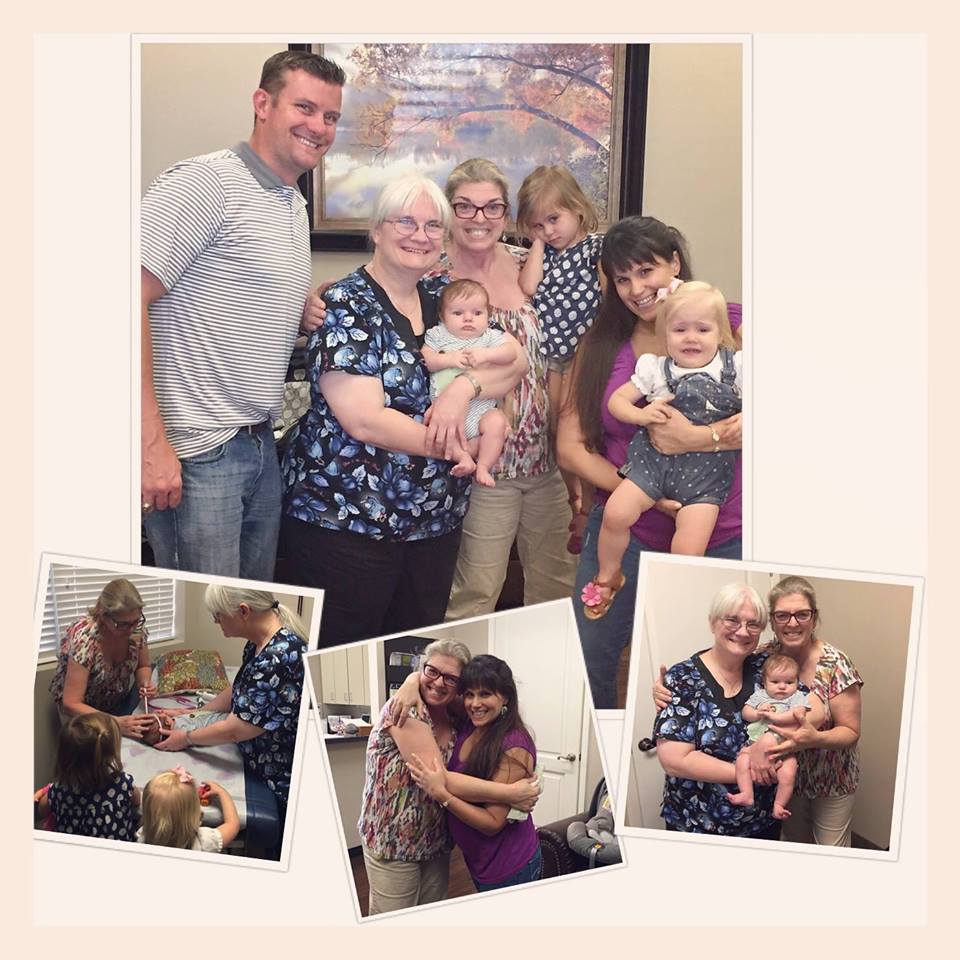 Tarah Harl with Joi Brock and 2 others at #BirthCenterStoneOak. #birthwithoutfear #vbac #naturalbirth