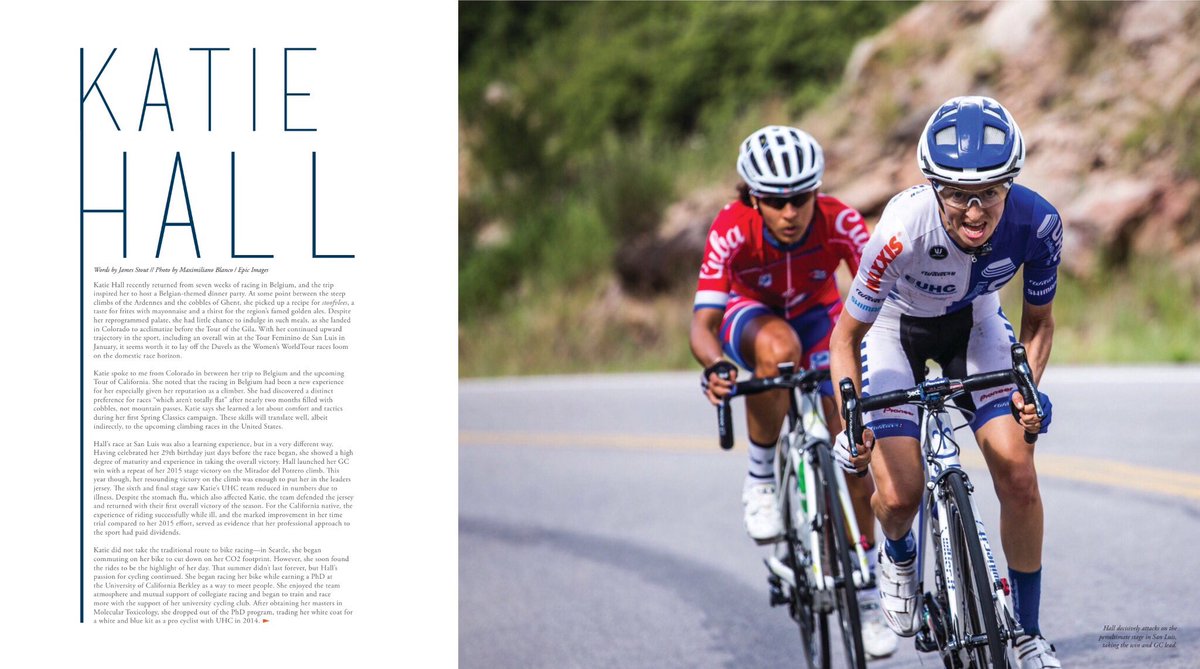 rmpsocal's tweet photo. Great article on @KatieHall47 #charging @roadcc @UHCprocycling @WilierTriestina @Voxwomen https://t.co/cEnxxYp25Z