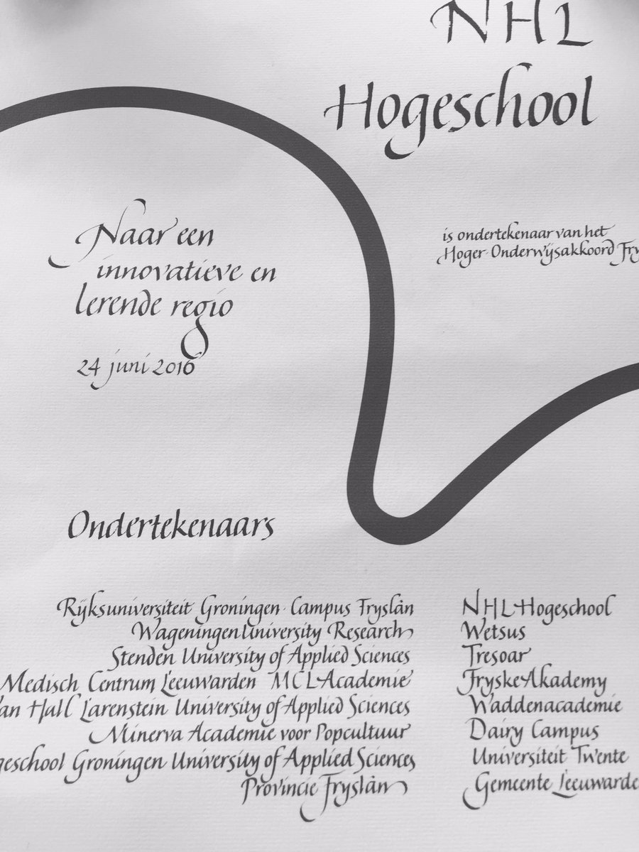 VanIerselJan's tweet photo. Hoger Onderwijsakkoord Fryslan vandaag ondertekend. Mooie uitdagende opgave @NHL_Hogeschool https://t.co/7GChxYfzkz