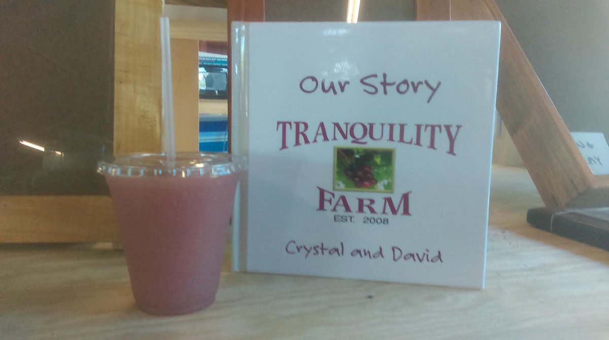 PFM_NC's tweet photo. Stop by #tranquilityfarms & get an iced #muscadine cider tomorrow to beat the heat! Only at #winecoffmarket #pfm_nc https://t.co/k295AunXye