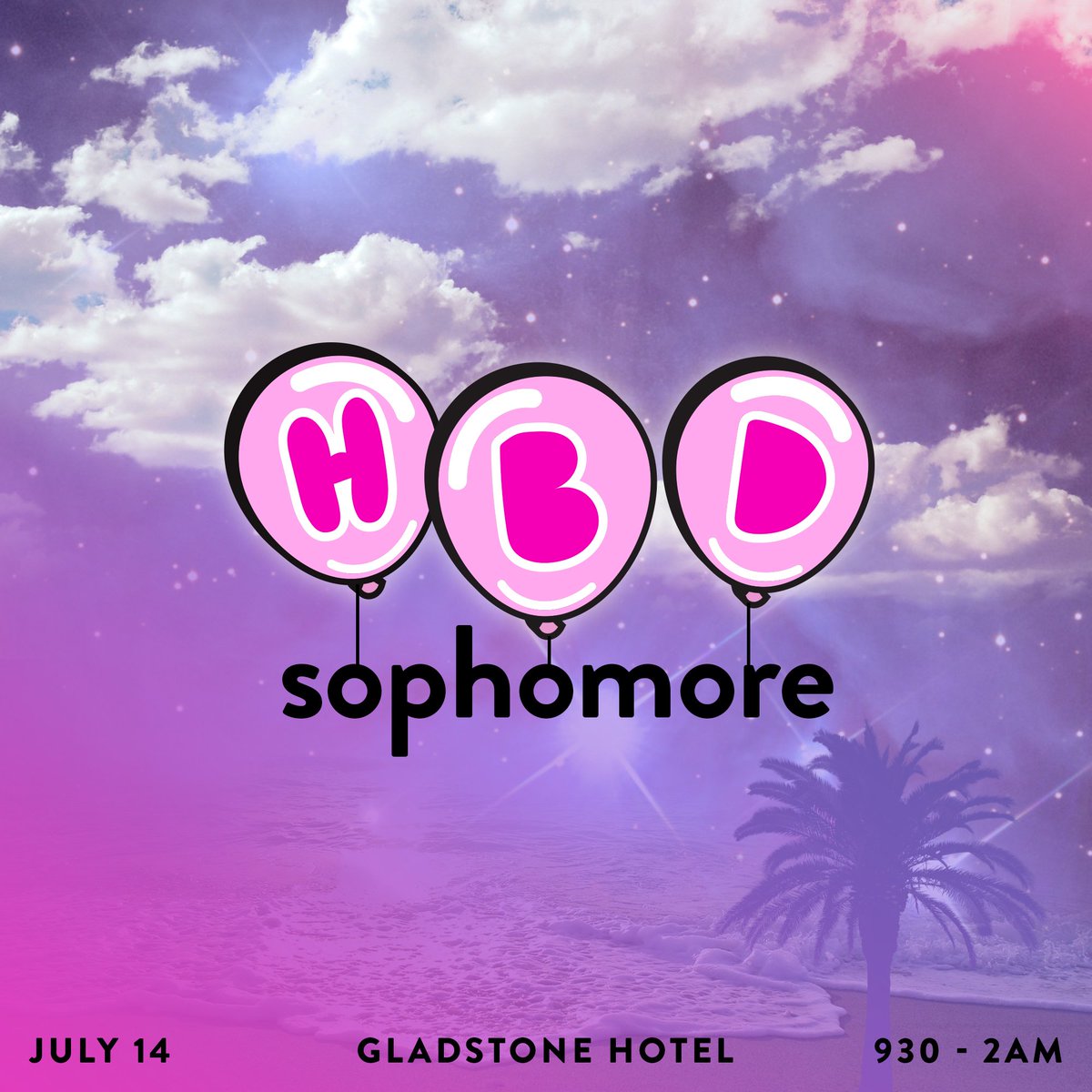 We're turning 1! Celebrate w/ us July 14 at the @GladstoneHotel &amp; press that "GOING" button 💕facebook.com/events/1269538…