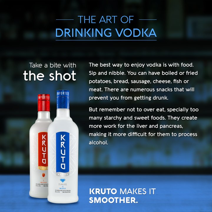 Kruto Vodka on Twitter "Here's to avoid your head spin by midnight. 