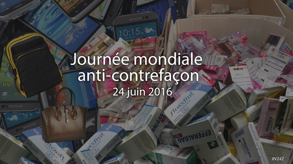 verite242's tweet image. 24 Juin, Célébration de la journée Mondiale Anti Contrefaçon...
#verite242