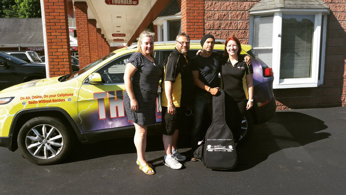 BillyLordMusic's tweet photo. Had a great time with the @Thunder102 crew this morning. Thanks for playing #NetflixAndChill! #WDNB #Thunder102 https://t.co/z7zQctTBnT