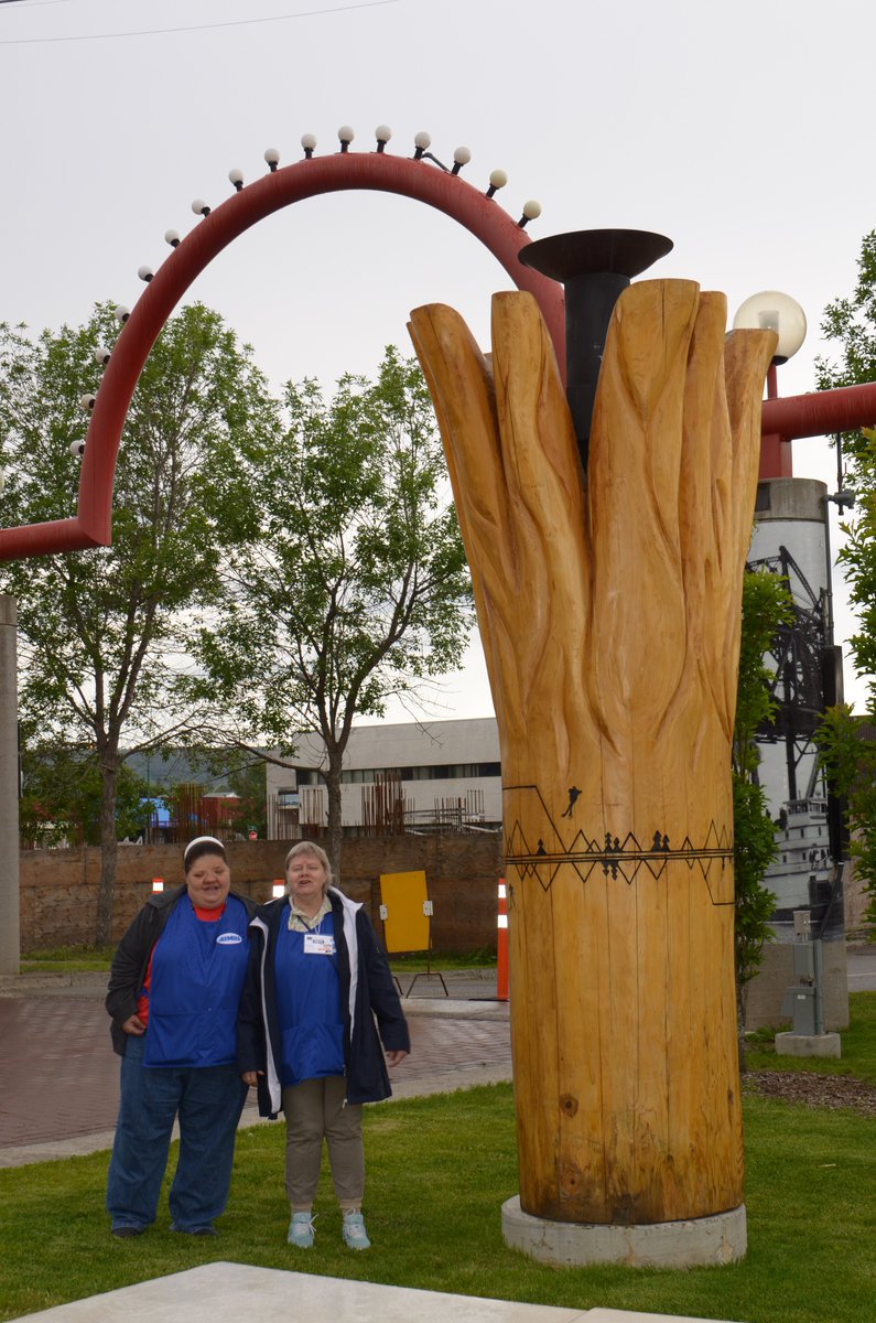 AiMHiBC's tweet photo. You have the right to #igniteyourrights lighting the 2015 Canada Winter Games Cauldron.#IgnitePG @cityofpg #TakeonPG https://t.co/wm9nvb2qMs