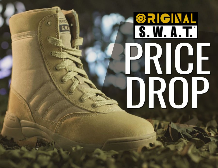 Polimil Price Drops! Grab a great deal with over 50% off selected <a href="/OriginalSWAT/">Original S.W.A.T.</a> boots! bit.ly/28S1bgx