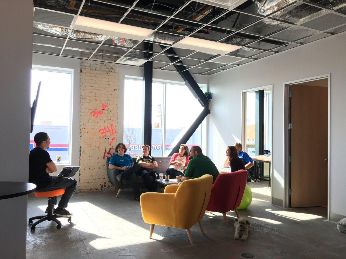 EditLLC's tweet photo. Enjoying some time meeting with our Montage team. #Montage #datastrategy #TeamEditLLC #EditLLC #meetings #officepets https://t.co/9klbBdcjMc
