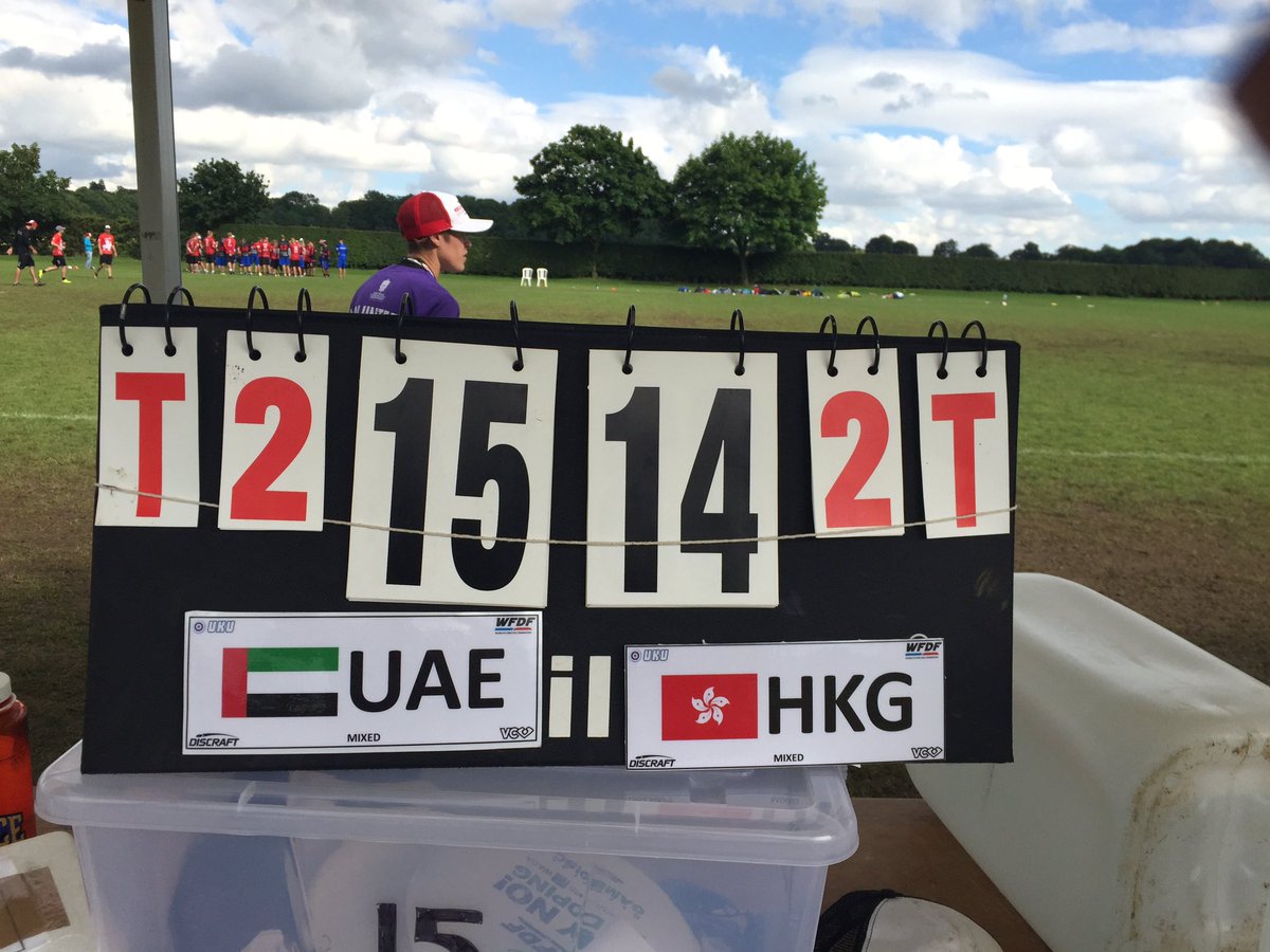 UAEUltimate's tweet photo. UAE finishes off #WUGC2016 with a ridiculous finish against Hong Kong! https://t.co/wPVnoGerLR
