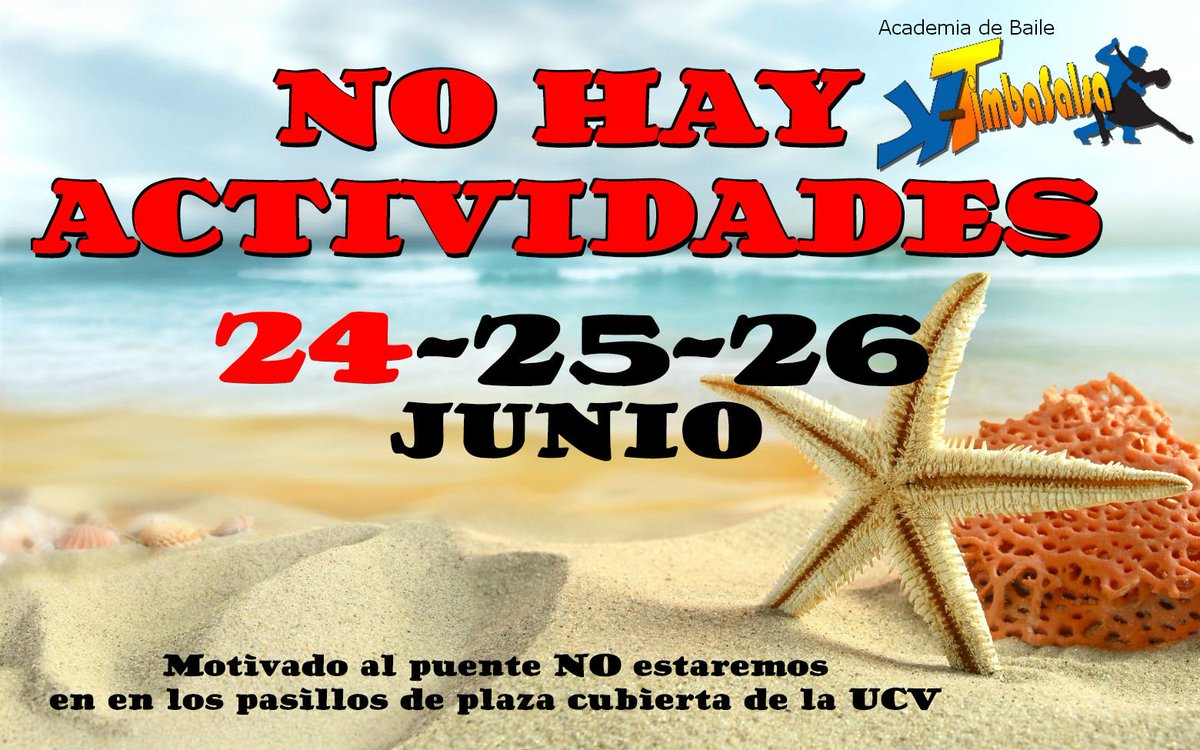 ktimba8's tweet photo. NO HAY CLASES motivado al puente!! 
Nos vemos el otro fin!! :D https://t.co/KZ3qG2UyG6