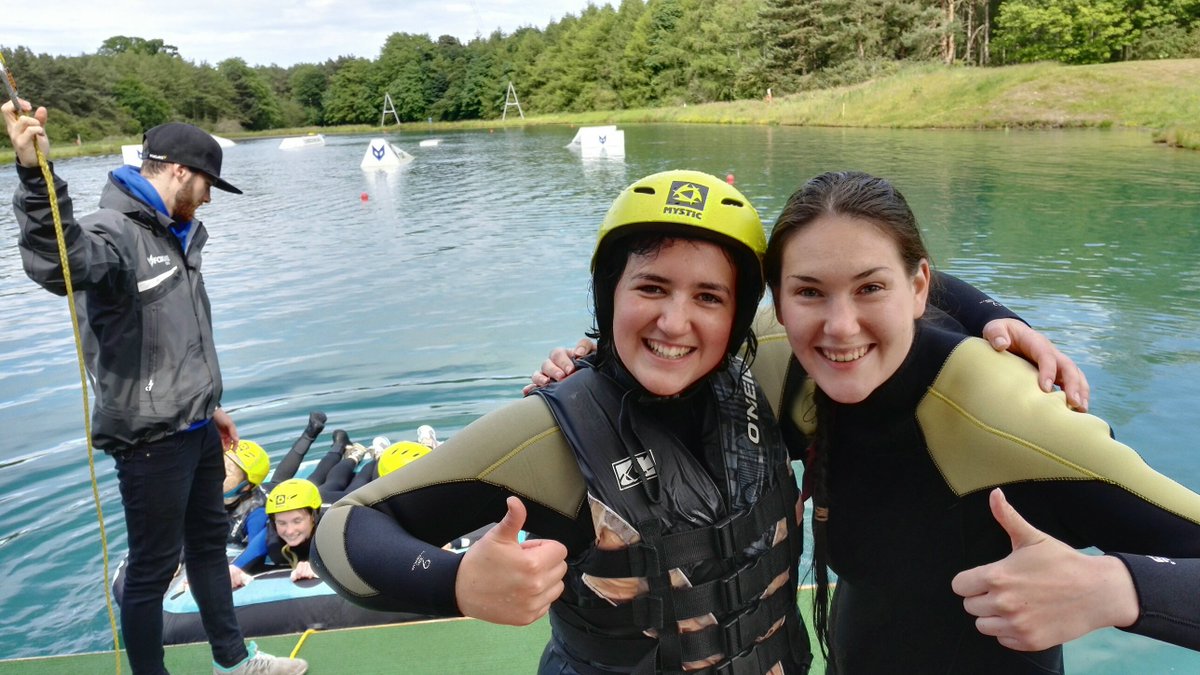 katterpatter's tweet photo. Awesome day wakeboarding with @miaowbonsai at @FoxlakeScotland! We came, we surfed... we fell in. A lot. https://t.co/2AJBLg89LJ