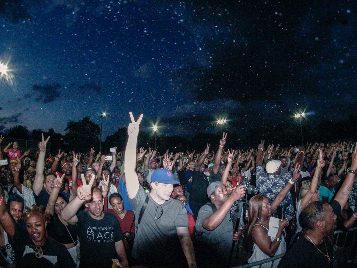 SummerStage's tweet photo. #ViewsFromTheStage at @PublicEnemyFTP Tuesday night! #SummerStage16 #Brooklyn https://t.co/wRInatwXSU