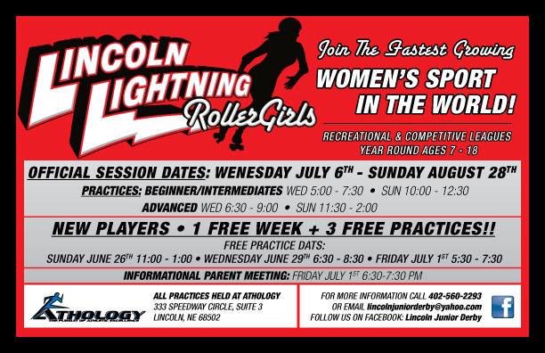 bettyrocker350's tweet photo. Play Roller Derby! All ages and skill levels! #LNK #Rollerderby #LincolnLightning #JrDerby #JuniorDerby https://t.co/ftQ0nqb4Rc