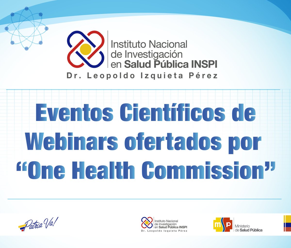INSPI_ECUADOR's tweet photo. #INSPI-LIP #OneHealthCommission
Para más información sobre la temática de los cursos visita➡ https://t.co/Hoa4eaEgJE https://t.co/EGBDhAmUZu