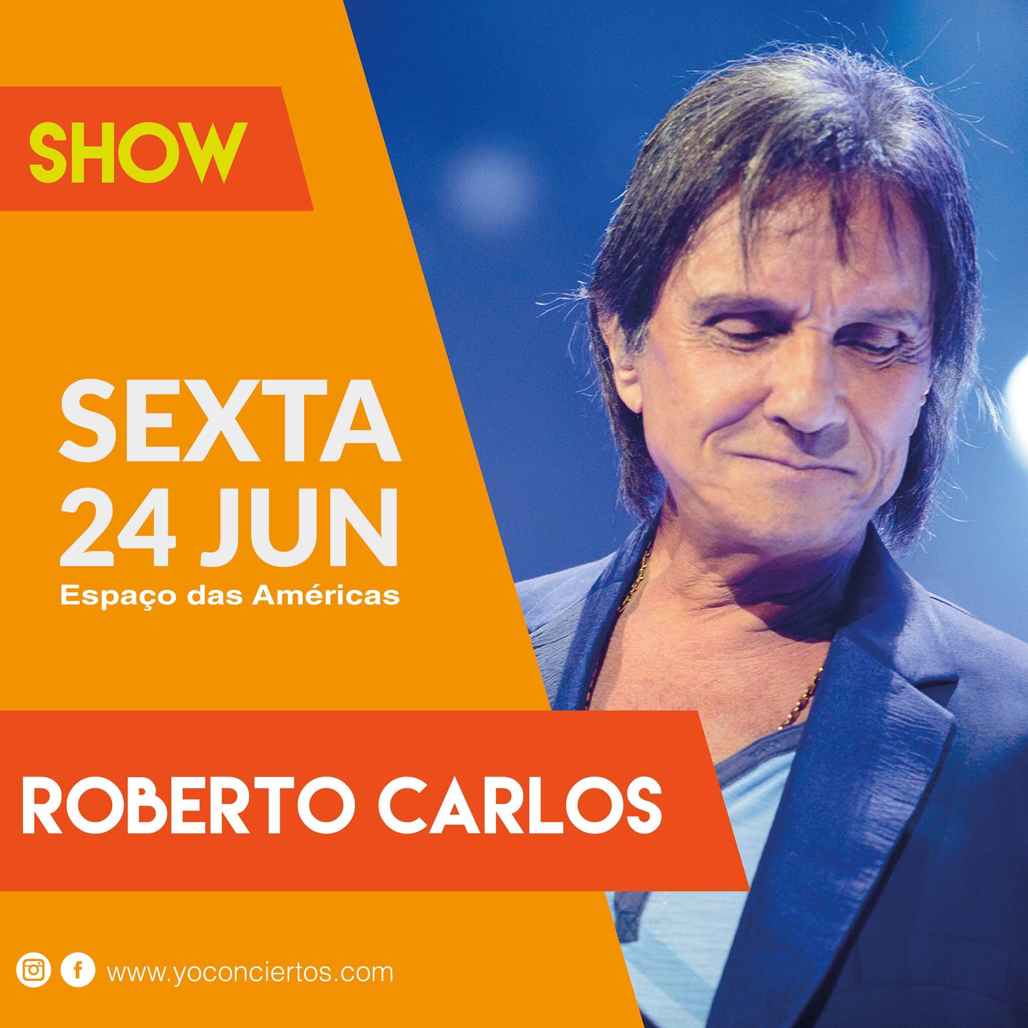 YO CONCIERTOS Brasil on Twitter "Hoje robertocarlos em São Paulo