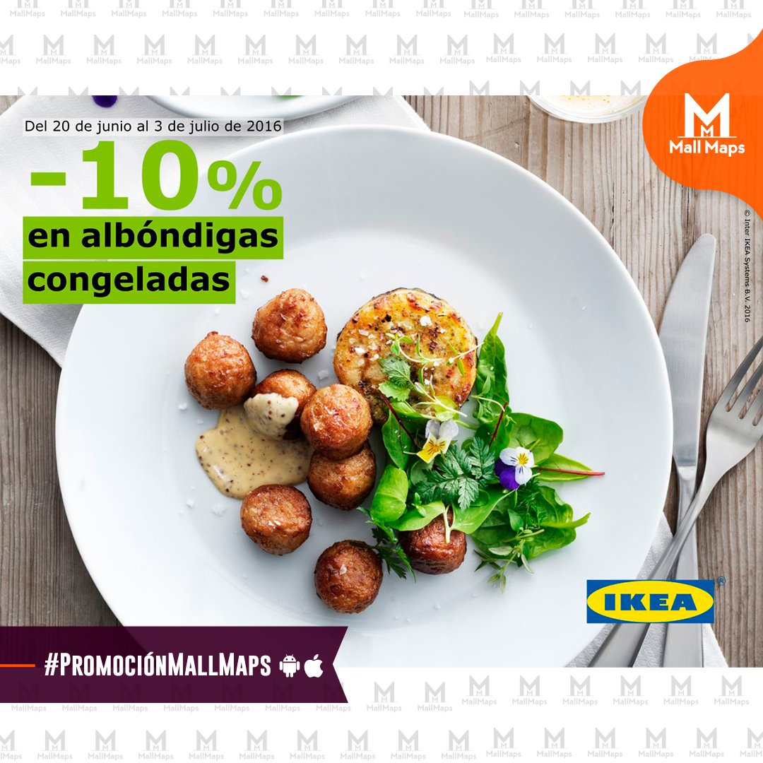 MallMapsRD's tweet photo. -10% en Albondigas Congeladas en @IKEAdominicana #PromocionMallMaps https://t.co/Dz9jAUwJ2J