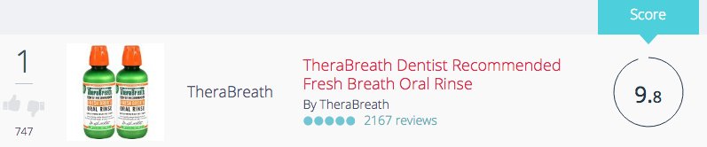 therabreath's tweet photo. #DYK Our #oral rinse made it No. 1 on the "2016 Best Mouthwashes” list? https://t.co/G6sIlDoPHr via @Comparaboo https://t.co/2SjP3iPG5u