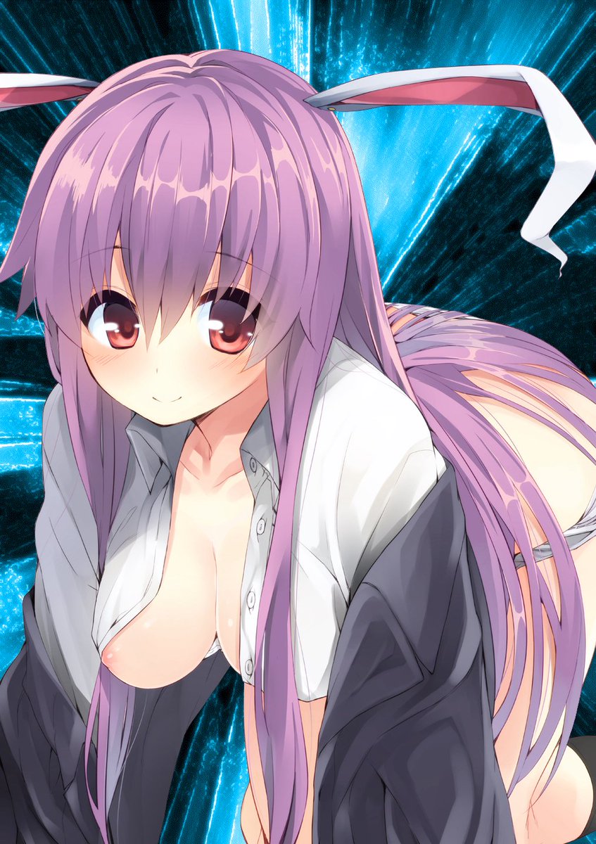 MLG_ecchi's tweet image. Game: Touhou
Character: Reisen Udongein Inaba
Artist: Nigo (Aozoragarou)