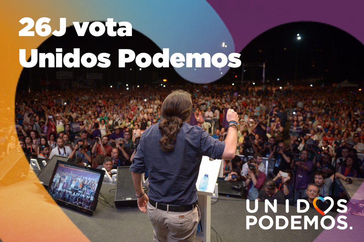PabloIglesias's tweet photo. Gracias. Por todo. #VotaUnidosPodemos26J https://t.co/qbCmSsOooZ