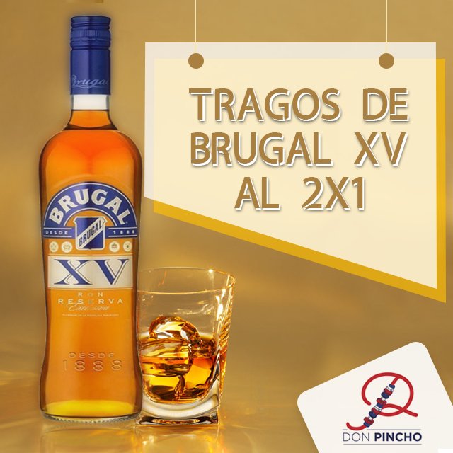 _DonPincho's tweet image. Hoy en #DonPinchoRD es #viernessocial con nuestros especiales de #tragos de #brugalxv al 2x1... #Gózalos #Vívelos