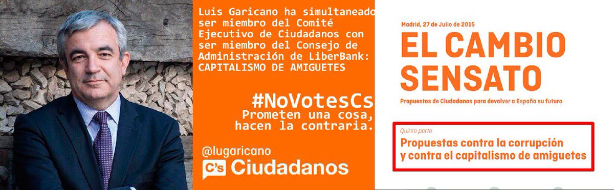 <a href="/rosaluzon/">Rosa Maria Gonzalez</a> #NoVotesCs A practicar el Capitalismo de Amiguetes