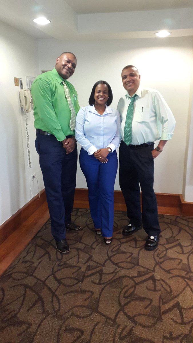Roger Simon, Camishia &amp; Demapster@ Customs Seminar in Trinidad!