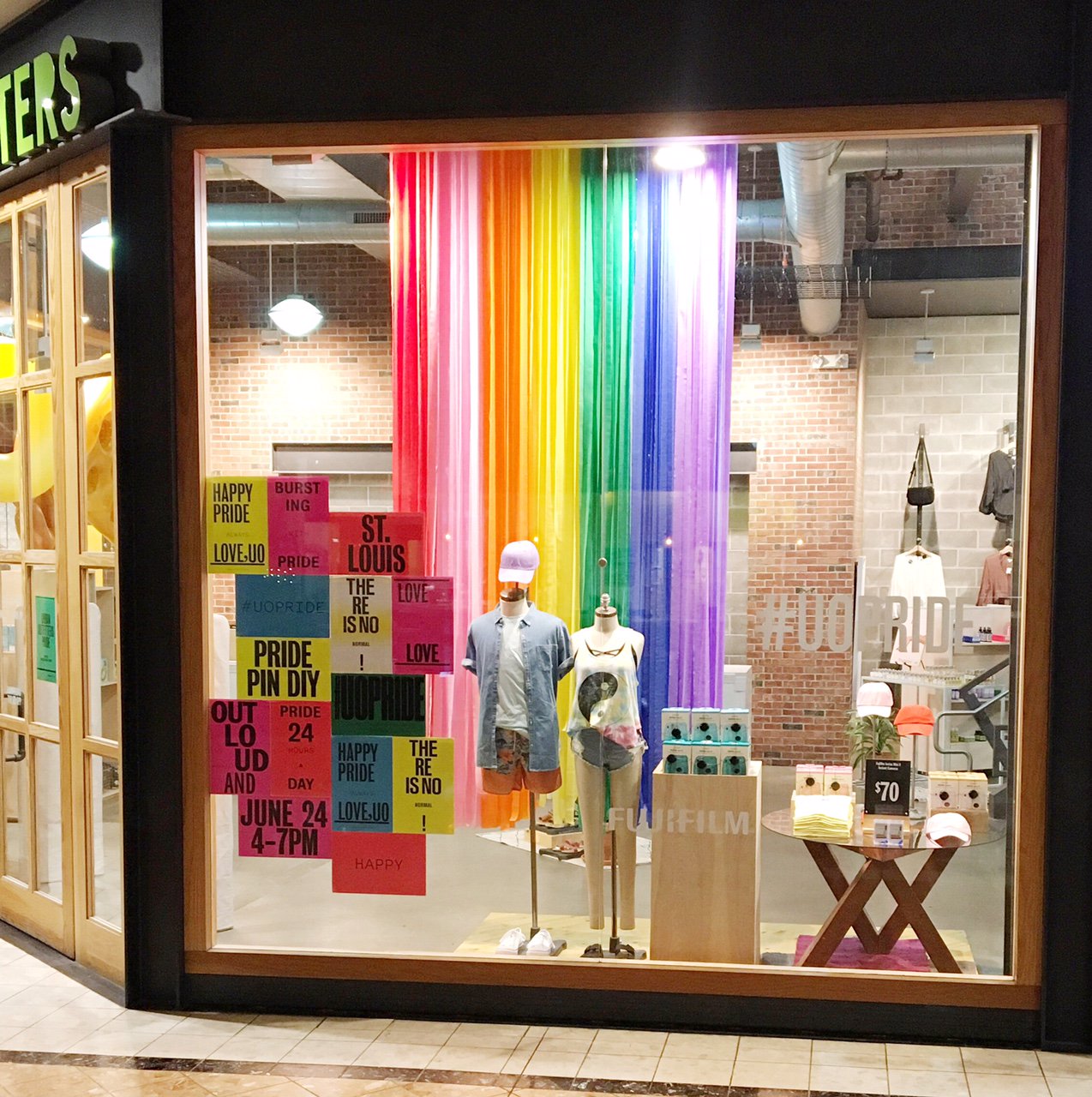 PRIDE Window & In-Store Displays