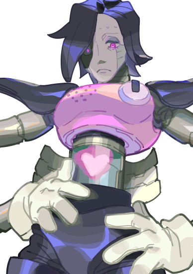 sarmata_mra's tweet photo. @tos ソウルの容器＋動作用の隙間＋金属板の重ねで腰を形成してるのかなと思いながら描いてるけど、あの激しい自己流ダンスに耐えられるのかがあやういところ。 https://t.co/TJg77xoFMK